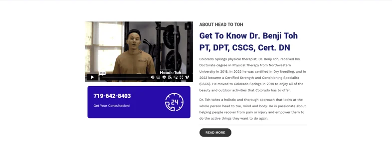 Head To Toh website, screenshot 3