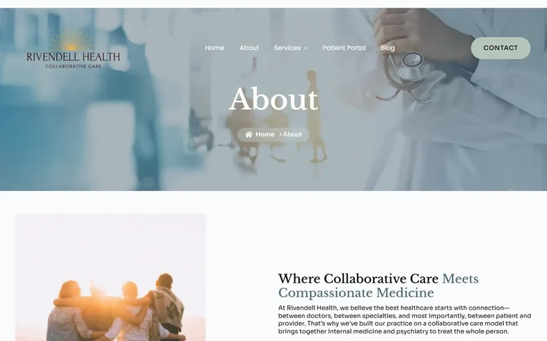 Rivendell Health about page