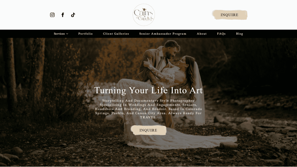 cains candids site updates